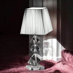 Selezionato da Mazzolaluce Abat jour camera da letto di cristallo trasparente fp