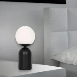 Selezionato da Mazzolaluce Abat jour camera da letto nera moderna