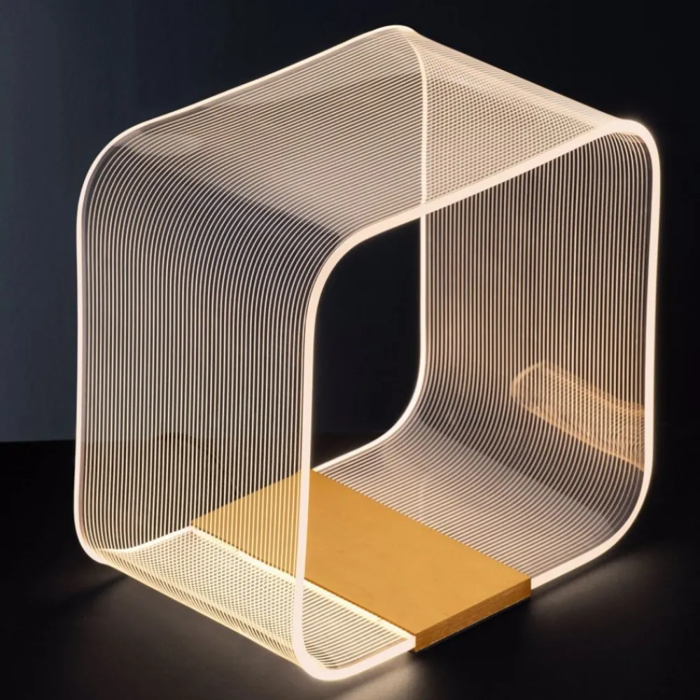 Selezionato da Mazzolaluce Abat jour camera da letto moderna oro led dimmerabile 3000k
