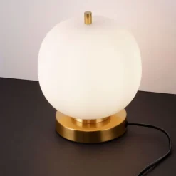 Selezionato da Mazzolaluce Abat jour da comodino colore oro per camera da letto