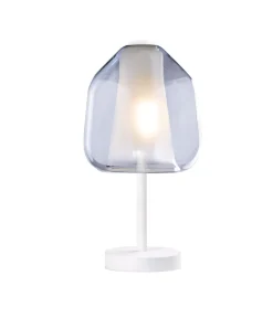 Top Light Abat jour da comodino double skin toplight moderna bianco blu