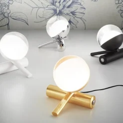 Linea Light Abat jour da comodino led 6w 3000k bianca rossini tab