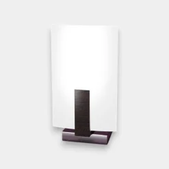 Top Light Abat jour da comodino per camera da letto moderna legno wenge