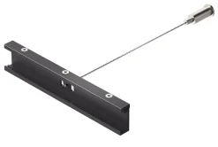Gea Luce Accessori kit sospensione nero con staffa unione di binari trifase