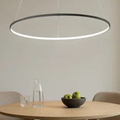 Affralux aluring lampadario moderno led 3200k nero