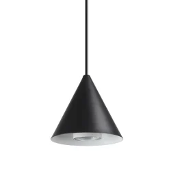Ideal Lux A-line sp1 d30 lampada a sospensione cono nero per cucina moderna