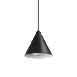 Ideal Lux A-line sp1 d13 lampada nera a sospensione cono per isola