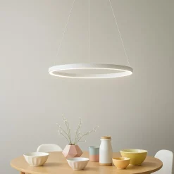 Affralux Aluring lampadario cerchio bianco led 3200k
