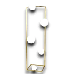 Ideal Lux Angolo pt5 lampada da terra design dorata