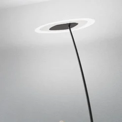 Linea Light Antigua nera fl piantana moderna led 3000k dimmerabile