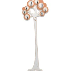 Complementi Selezionati da Mazzolaluce Appendiabiti da parete design moderno albero legno colore terracotta