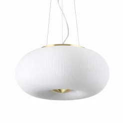 Ideal Lux Arizona sp3 lampadario stanza da letto sfera vetro decorato