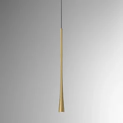 Gea Luce Dafne sg bianco lampada a sospensione oro led 7w 3000k