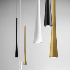 Gea Luce Dafne sg nero lampada a sospensione led 7w 3000k