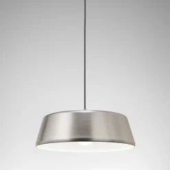 Gea Luce blanca lampadario per cucina moderna nickel