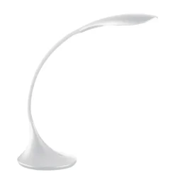 Gea Luce nunki lampada da scrivania led moderna bianca