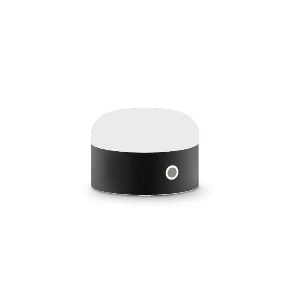 Ideal Lux mignon tl lampada da tavolo portatile nera led 3000k