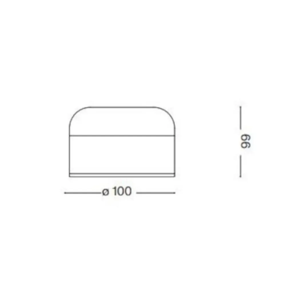 Ideal Lux mignon tl lampada da tavolo portatile nera led 3000k