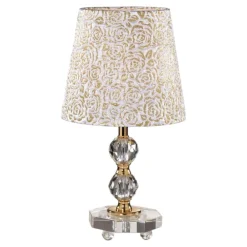 Ideal Lux queen tl1 small abat-jour da comodino di cristallo classica