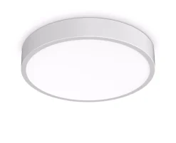 Ideal Lux ray pl d40 plafoniera da bagno led 26w 3000k 4000k bianca ip44