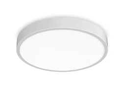 Ideal Lux ray pl d60 plafoniera da bagno led 3000k 4000k bianca ip44