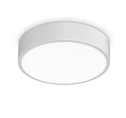 Ideal Lux ray pl d30 plafoniera da bagno led 13w 3000k 4000k bianca ip44