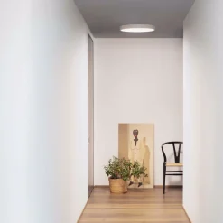 Ideal Lux ray pl d60 plafoniera da bagno led 3000k 4000k bianca ip44