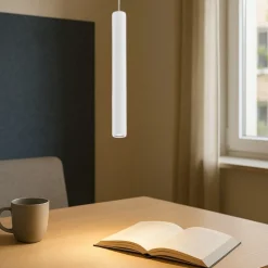 Affralux Lampada a sospensione cilindro bianco led 3w maya