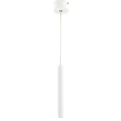 Affralux Lampada a sospensione cilindro bianco led 3w maya