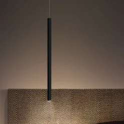 Affralux Lampada a sospensione nera da comodino led 3w 3000k tubidiodi