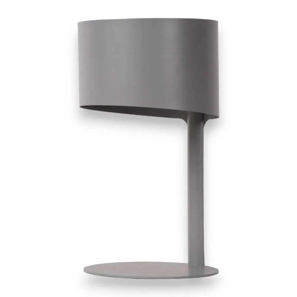 Selezionato da Mazzolaluce Lampada da comodino moderna grigio per camera da letto