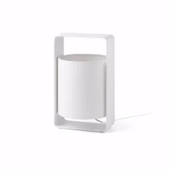 Selezionato da Mazzolaluce Lampada da comodino per camera da letto moderna paralume bianco
