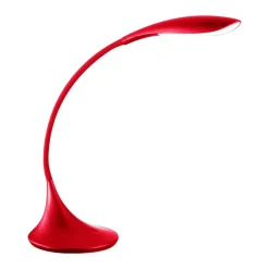 Gea Luce Lampada da scrivania led 4.5w 3000k flessibile rosso