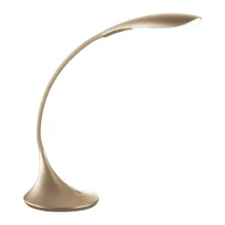 Gea Luce Lampada da scrivania led nunki oro satinato moderna