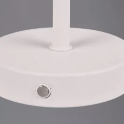 Selezionato da Mazzolaluce Lampada da tavolo bianca senza fili led 3000k dimmerabile design moderna