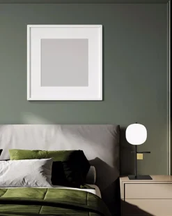 Sforzin Illuminazione Lampada da tavolo miloox nera sfera vetro bianco dettagli oro