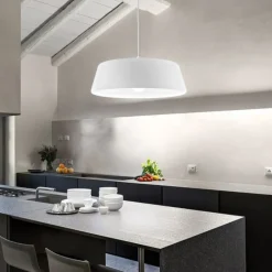 Gea Luce Lampadario cucina moderna bianco blanca