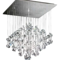 Affralux Lampadario di cristallo per camera da letto rotondo