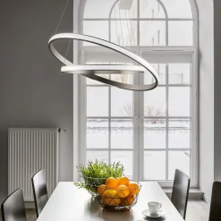 Gea Luce Lampadario led iole s2 titanio led 40w 3000k