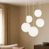 Maytoni basic form lampadario moderno colore oro con sfere