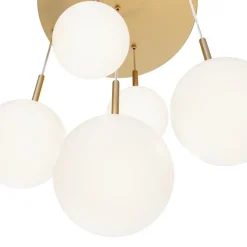 Maytoni basic form lampadario moderno colore oro con sfere