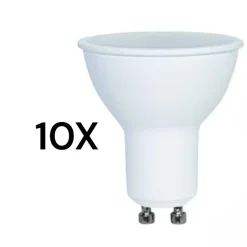 Gea Luce N10 lampadine gu10 led 7w 3000k 550lm ottica 100