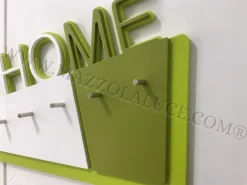Complementi Selezionati da Mazzolaluce Portachiavi magnetico da parete bianco verde