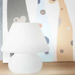Ideal Lux Prato tl1 big abat jour camera da letto moderna vetro bianco