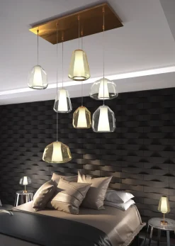 Top Light Toplight double skin abat-jour camera da letto moderna