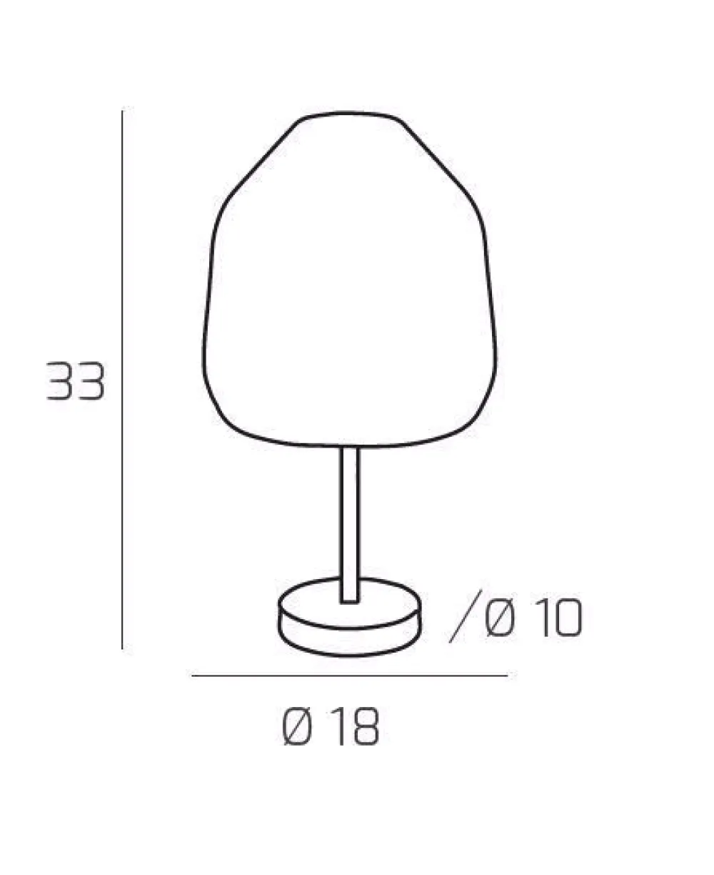 Top Light Toplight double skin abat-jour camera da letto moderna