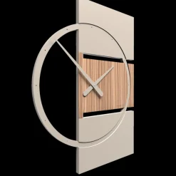 Complementi Selezionati da Mazzolaluce Adam orologio da parete moderno legno zingana
