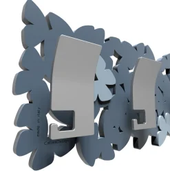 Complementi Selezionati da Mazzolaluce Appendiabiti a muro farfalle colore carta da zucchero design moderno per ingresso