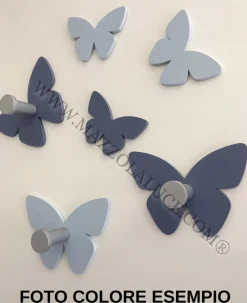 Complementi Selezionati da Mazzolaluce Appendiabiti da cameretta moderno a parete farfalle