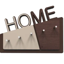 Complementi Selezionati da Mazzolaluce Appendichiavi da parete magnetico moderno rovere wenge